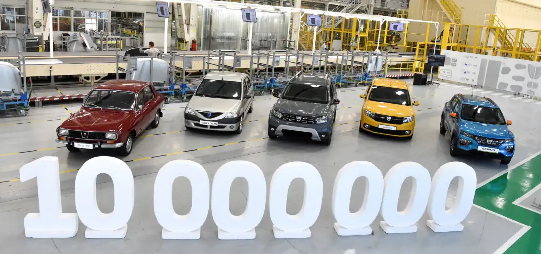 Dacia runder 10 mio.