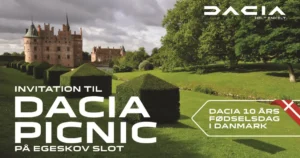 Dacia Picnic på Egeskov Slot